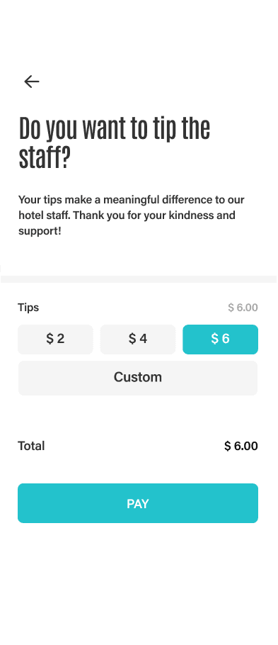 Tipping screen