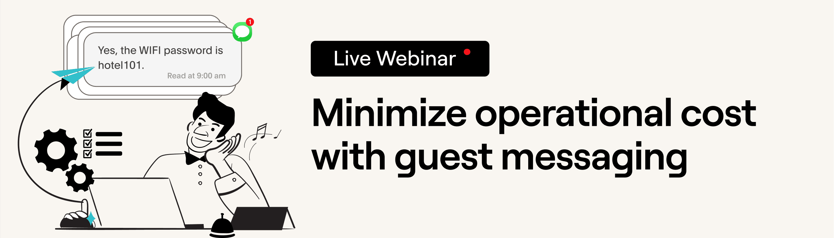 Minimize Operational Cost with Guest Messaging