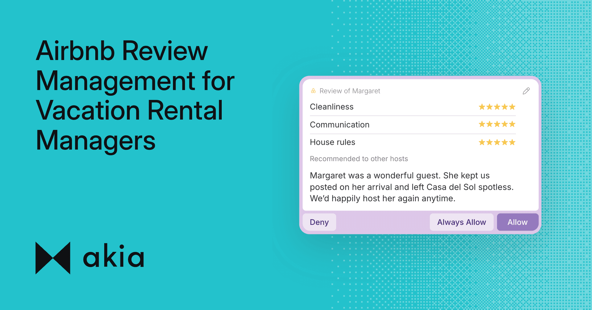 Airbnb Review Management for Vacation Rental Managers
