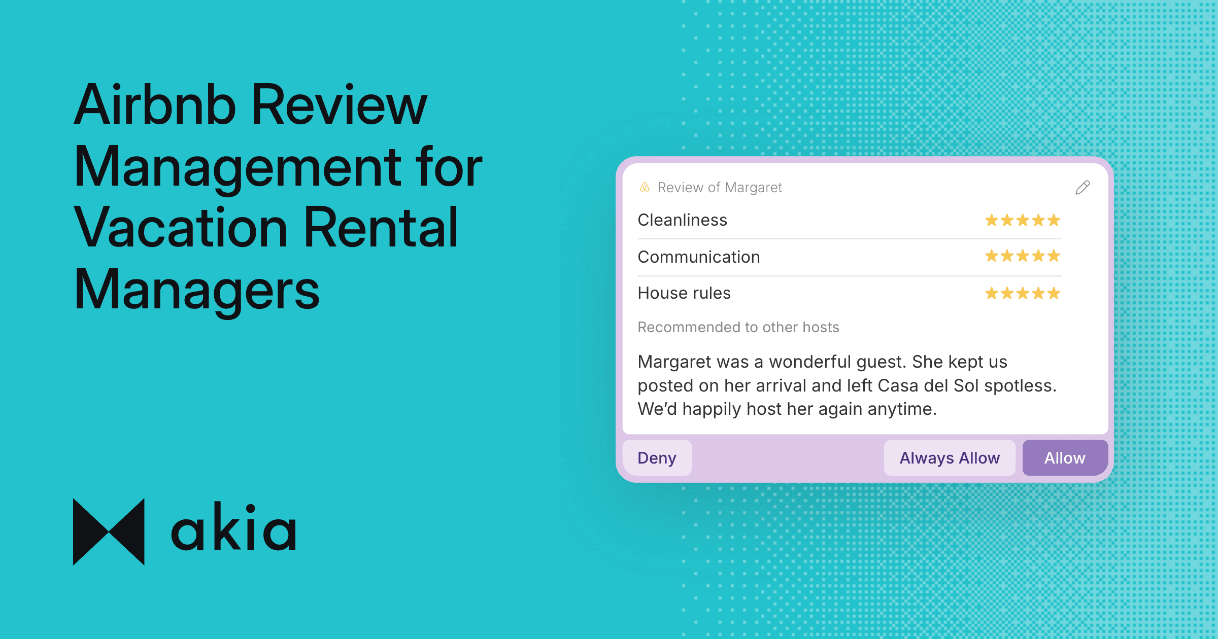 Airbnb Review Management for Vacation Rental Managers